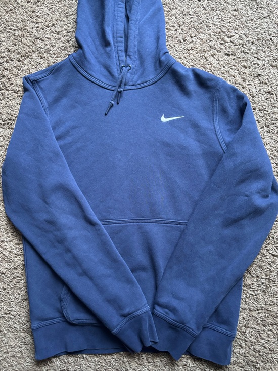 Nike Other - Nike Blue Pullover Hoodie with Swoosh